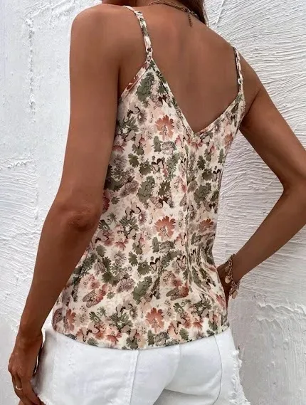 Blusa para con estampado floral