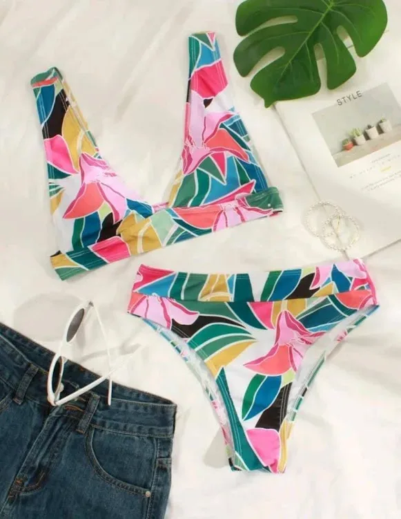 Vestido de baño para dama estampado floral
