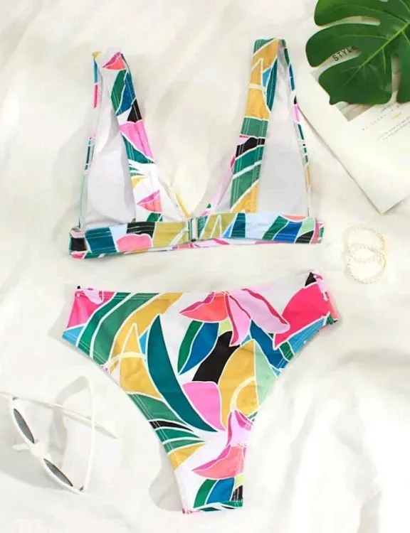 Vestido de baño para dama estampado floral