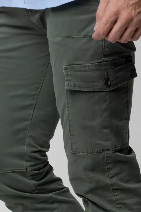 Pantalon Hummer para caballero color verde musgo