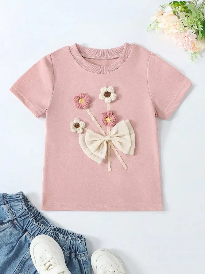 Blusa para niña color rosado