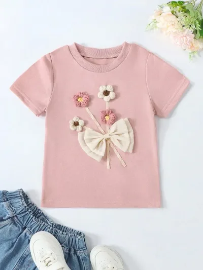 Blusa para niña color rosado