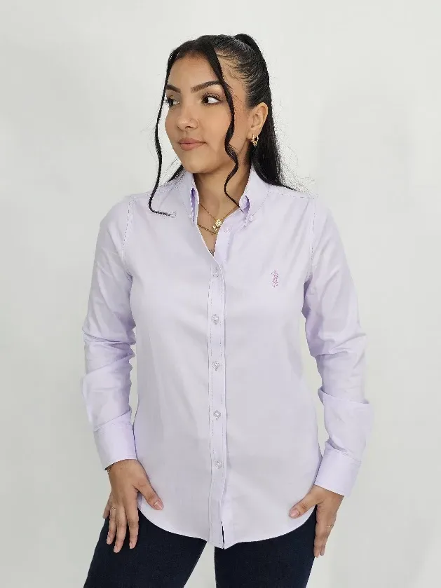 Camisa Cambridge polo para Dama