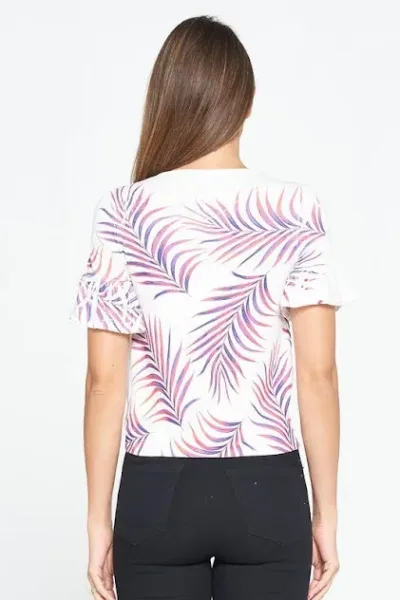 Blusa para dama con estampado floral