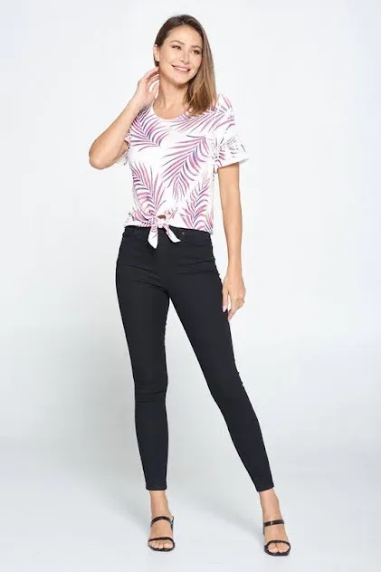 Blusa para dama con estampado floral