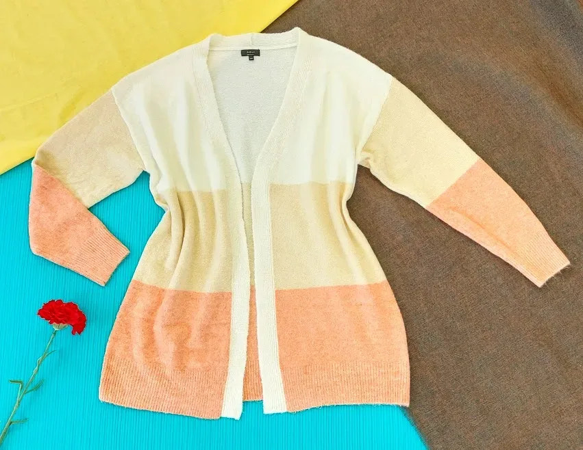 Abrigo para dama multicolor
