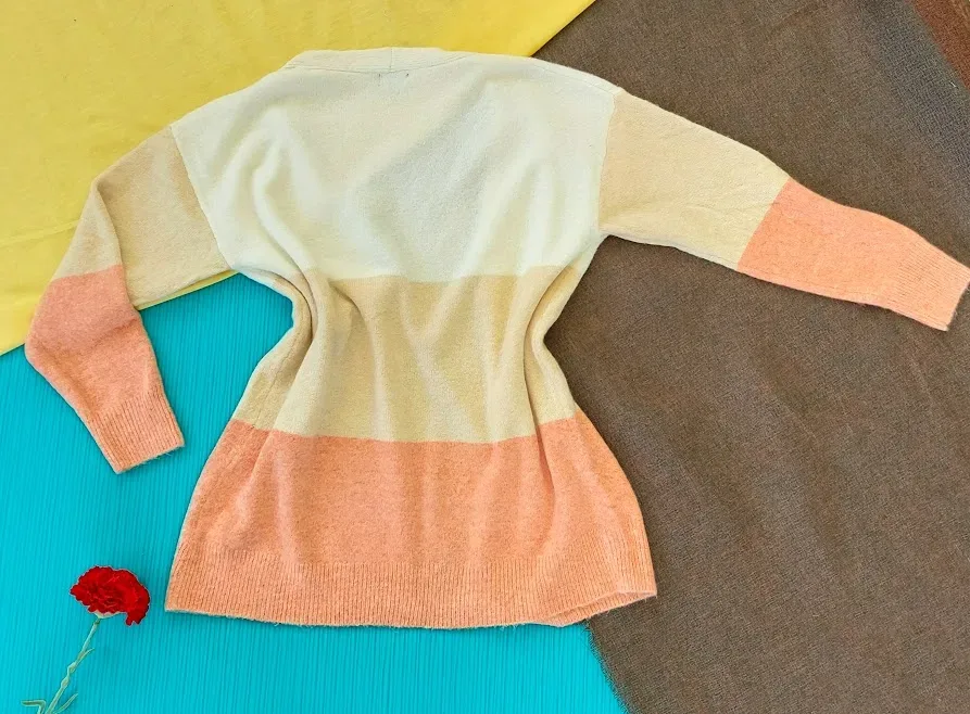 Abrigo para dama multicolor