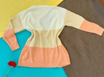 Abrigo para dama multicolor