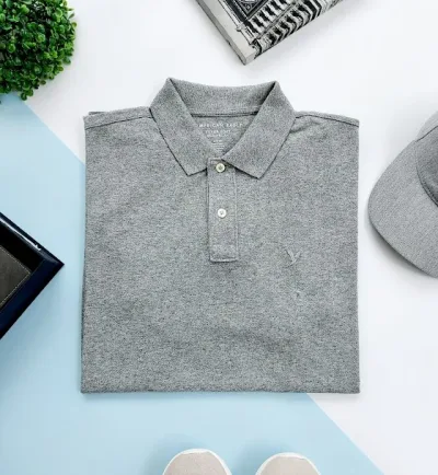 Camiseta American Eagle para caballero color gris