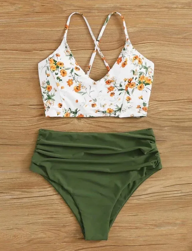 Vestido de baño para dama multicolor