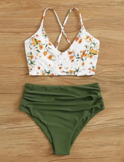 Vestido de baño para dama multicolor