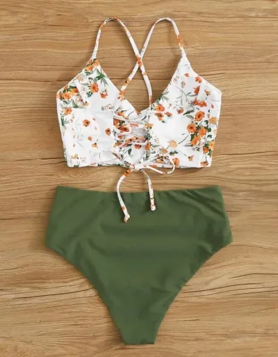 Vestido de baño para dama multicolor