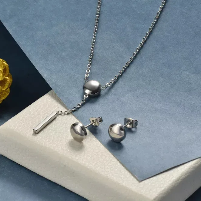 Conjunto de acero inoxidable para dama