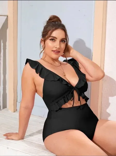 Vestido de baño para dama color negro