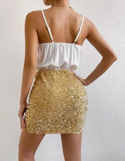 Vestido para dama con lentajuelas