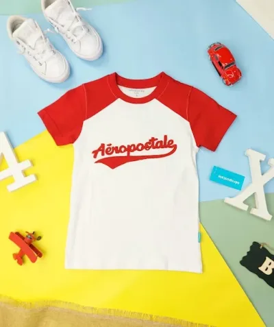 Camiseta para niño Aeropostale color blanco