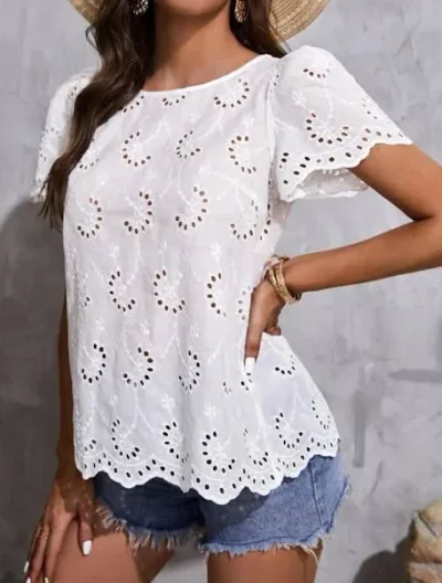 Blusa para dama color blanco