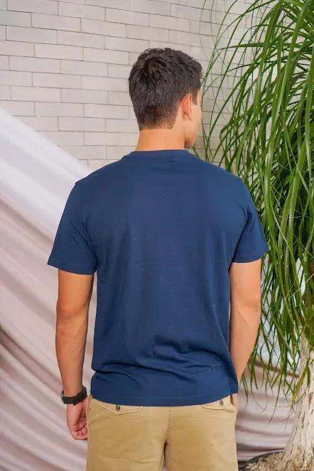 Camiseta American Eagle para caballero color azul