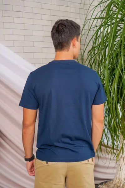 Camiseta American Eagle para caballero color azul