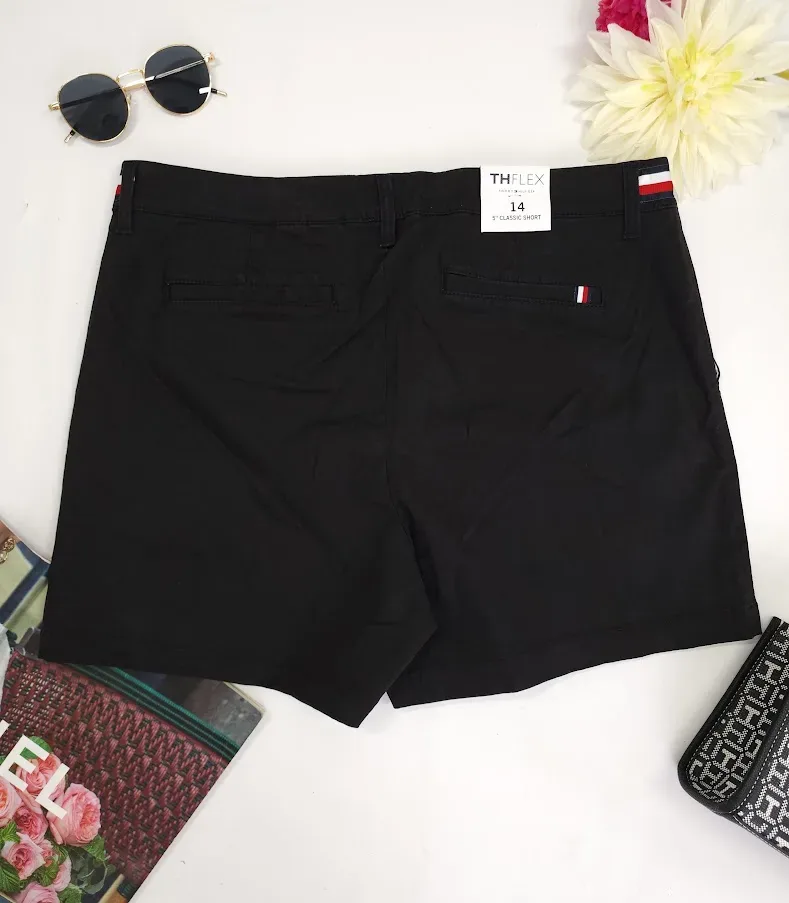 Short Tommy Hilfiger para dama color negro