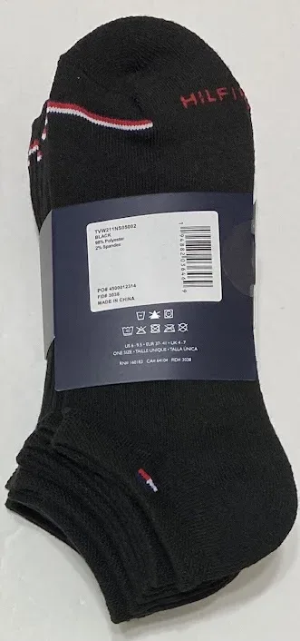 Set 6 pares de medias Tommy Hilfiger para dama