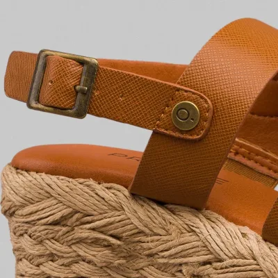 Sandalias para dama Promise Cadiz Camel Pu