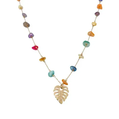 Collar para dama de acero de titanio