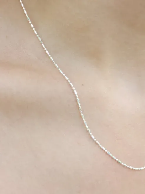 Collar plata 925 para dama color plateado #4