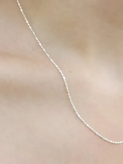 Collar plata 925 para dama color plateado #4
