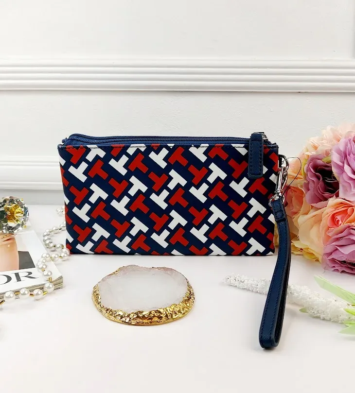 Cartera Tommy Hilfiger para dama multicolor