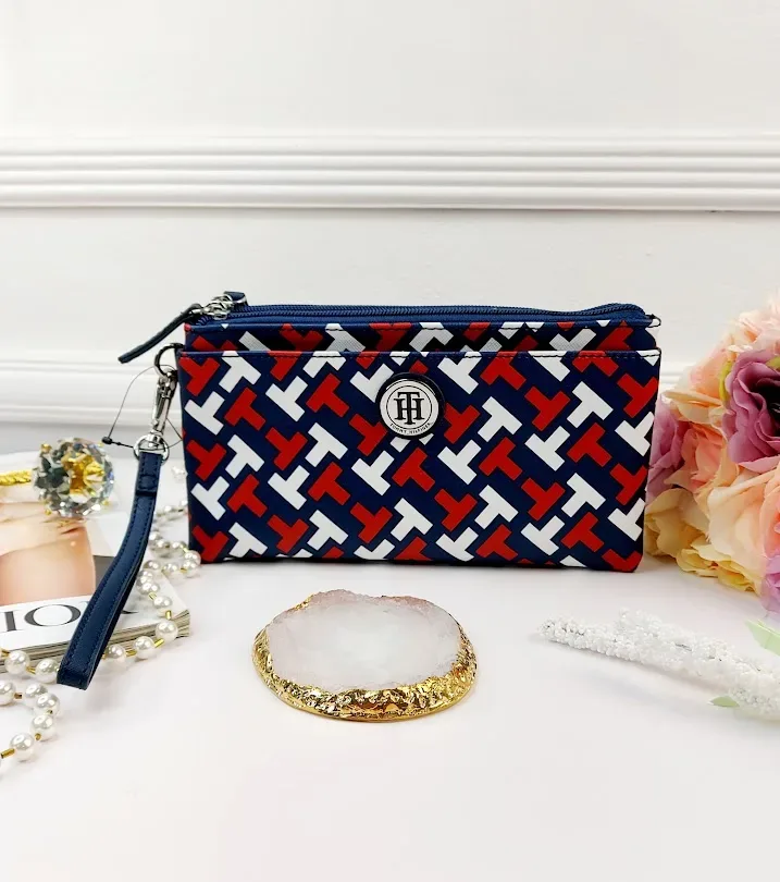 Cartera Tommy Hilfiger para dama multicolor