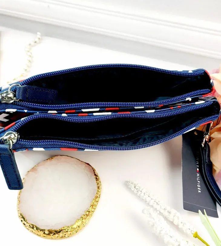 Cartera Tommy Hilfiger para dama multicolor