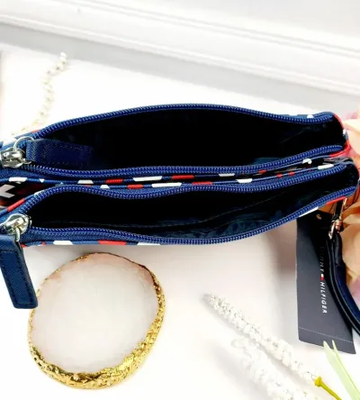 Cartera Tommy Hilfiger para dama multicolor