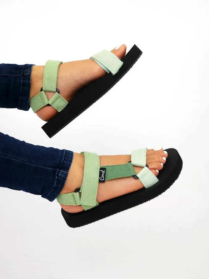Sandalias Coral para dama Ventura 3 Olive/green