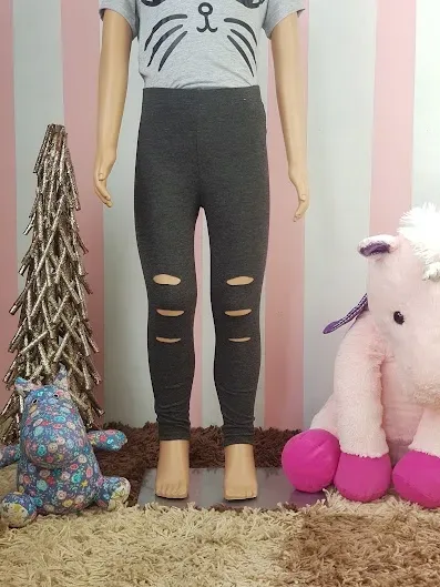Leggins American kids para niña color gris