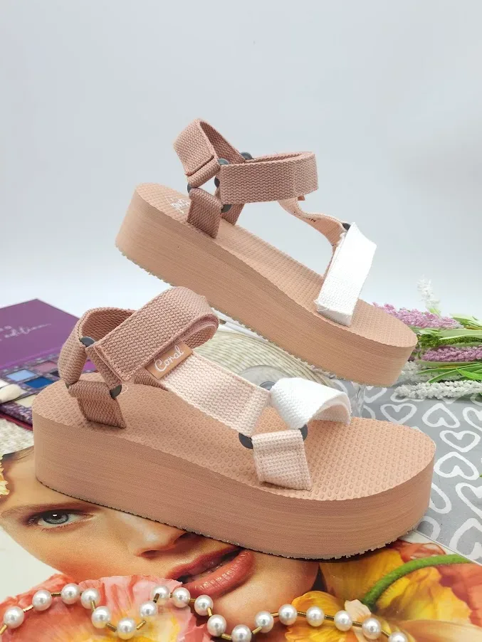 Sandalias coral para dama Cliff  3 Blush