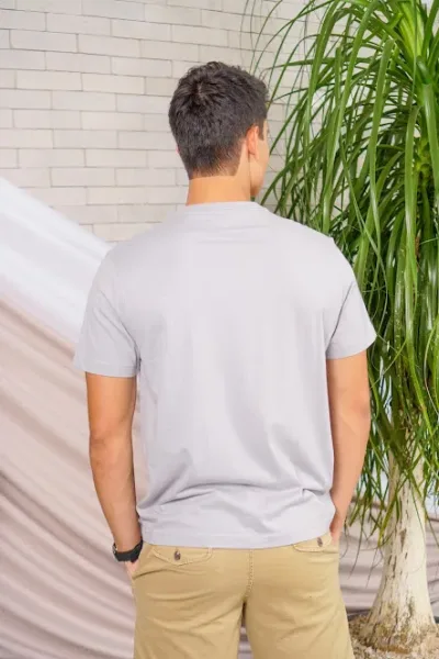 Camiseta American Eagle para caballero color gris