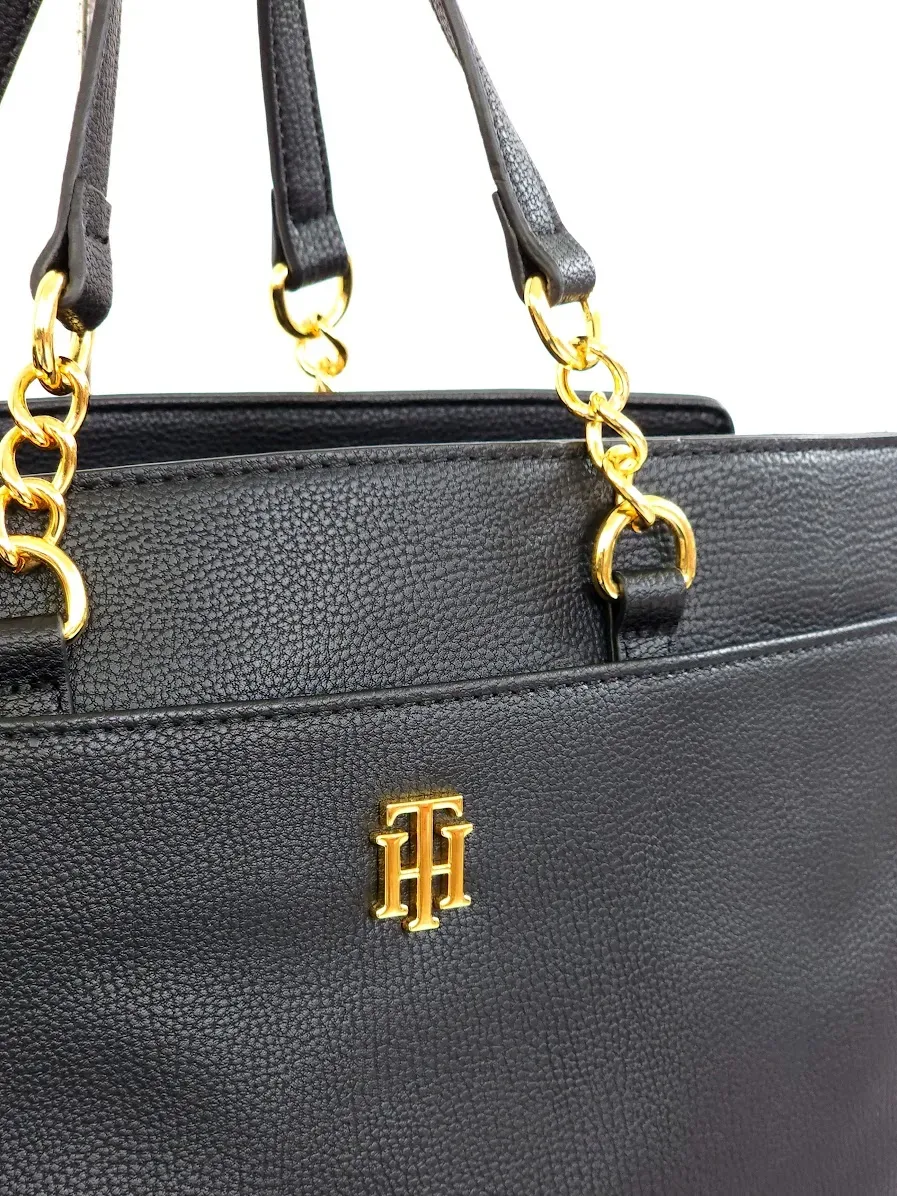Bolso de hombro Tommy Hilfiger para dama color negro