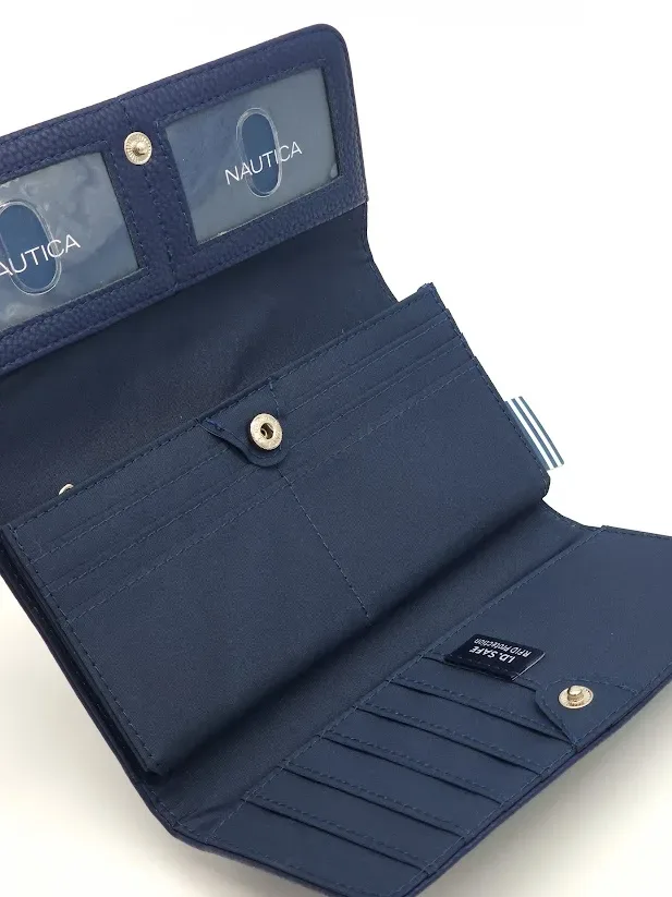 Cartera Náutica para dama color azul