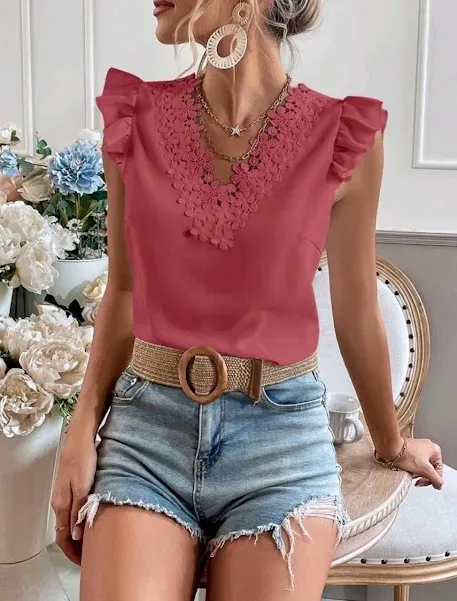 Blusa para dama color rosado sandía