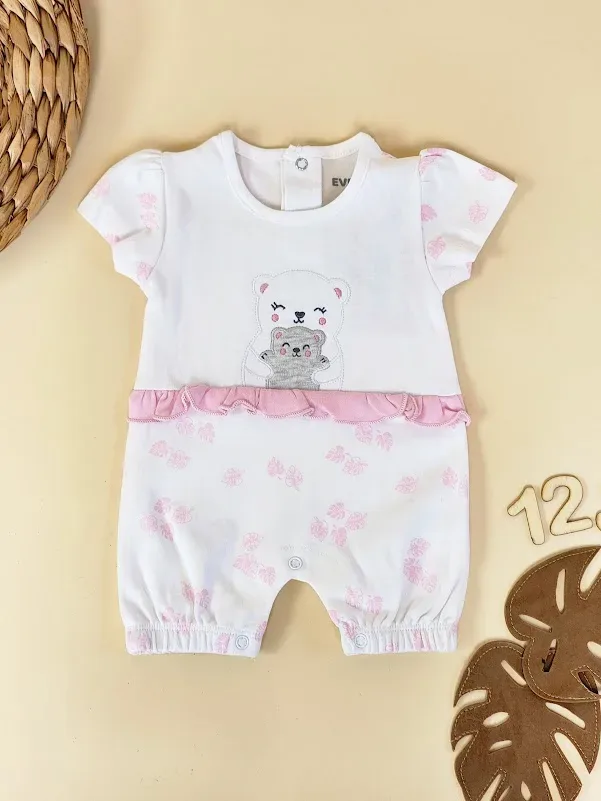 Mameluco Everfit para niña 10236K #COLOR BLANCO