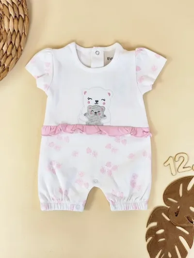Mameluco Everfit para niña 10236K #COLOR BLANCO