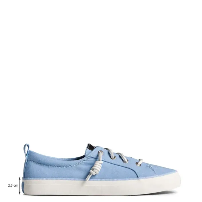 Tenis Sperry para dama CREST VIBE SHIMM BLU color celeste