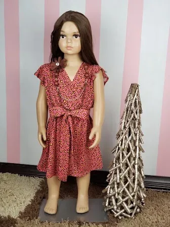 Enterizo Maya Fashion para niña color rosa