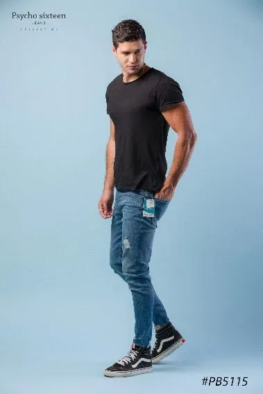 Jeans Psycho Sixteen para caballero skinny PB5115