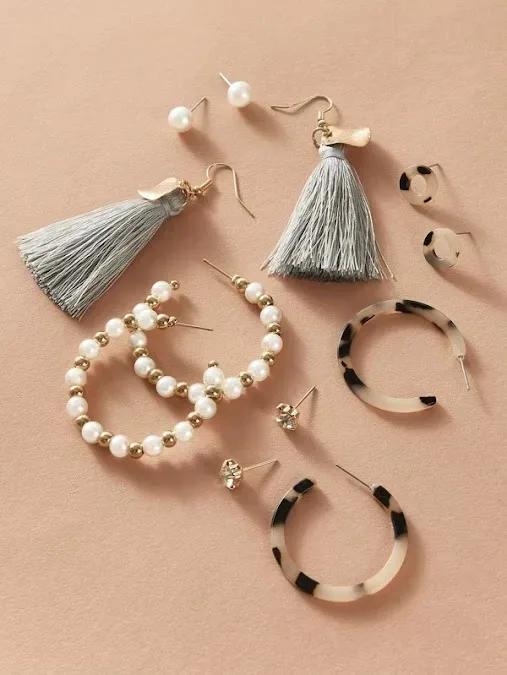 Set aretes de fantasía para dama