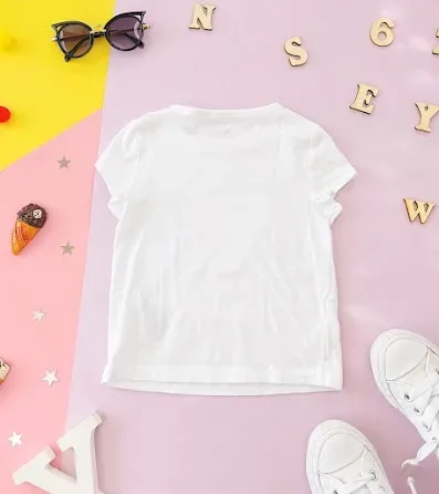 Blusa Tommy Hilfiger para niña color blanco
