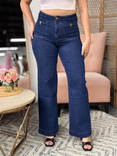 Jeans Psycho Sixteen para dama PW1204 COLOR AZUL OSCURO