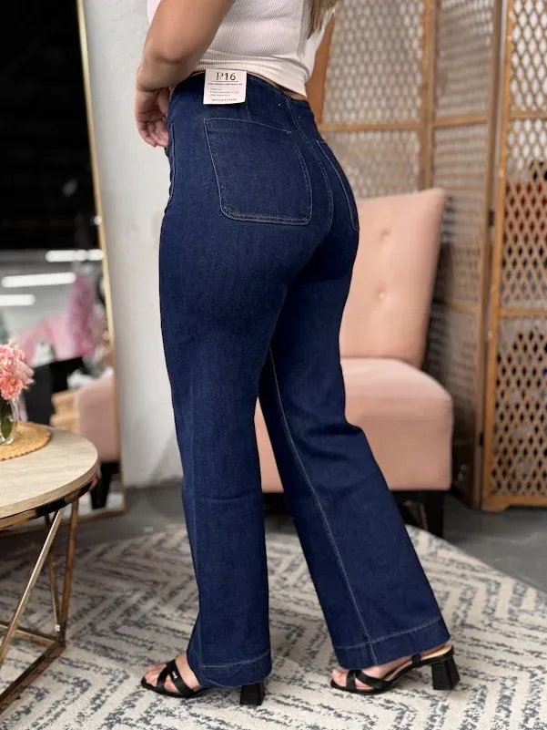 Jeans Psycho Sixteen para dama PW1204 COLOR AZUL OSCURO
