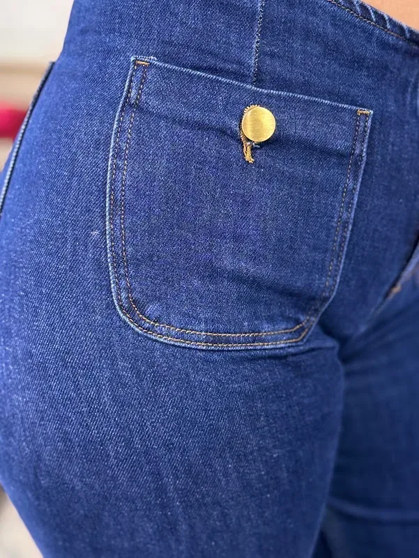 Jeans Psycho Sixteen para dama PW1204 COLOR AZUL OSCURO